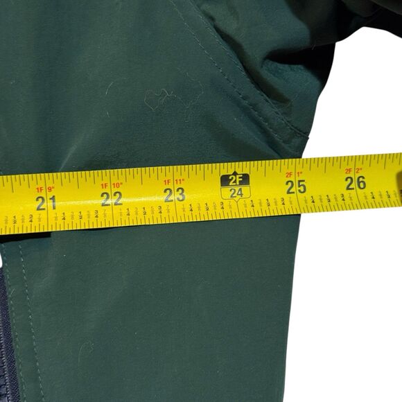 Vintage Eddie Bauer Polartec Lined Nylon Jacket XL Forest/Hunter Green - Picture 6 of 16